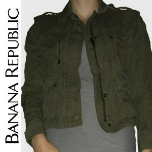 Banana Republic Olive Green Military Jacket